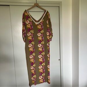 Alohiwai muumuu maxi dress